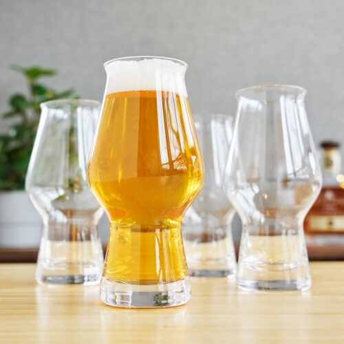 IPA Beer Glasses, Set of 4 by True Perspective: back