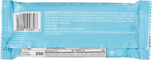 ALOHA Organic Plant Based Vanilla Almond Crunch Protein Bar Perspective: back
