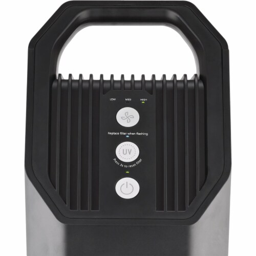 Perfect Aire 3-In-1 HEPA/Carbon 222 Sq. Ft. Tower Air Purifier with UV Sanitizer Perspective: back