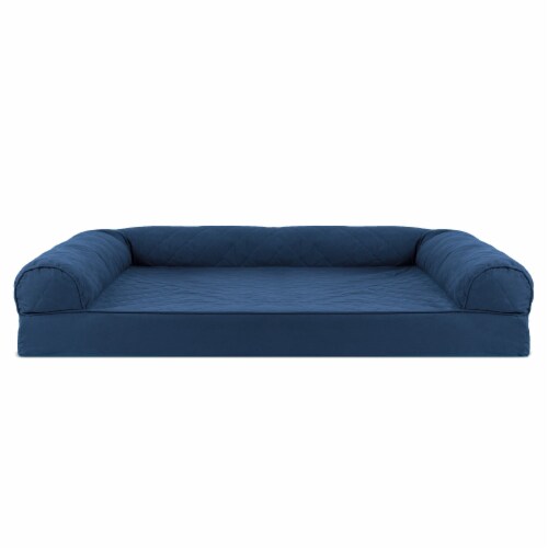 Furhaven quilted orthopedic sofa dog & cat bed shop