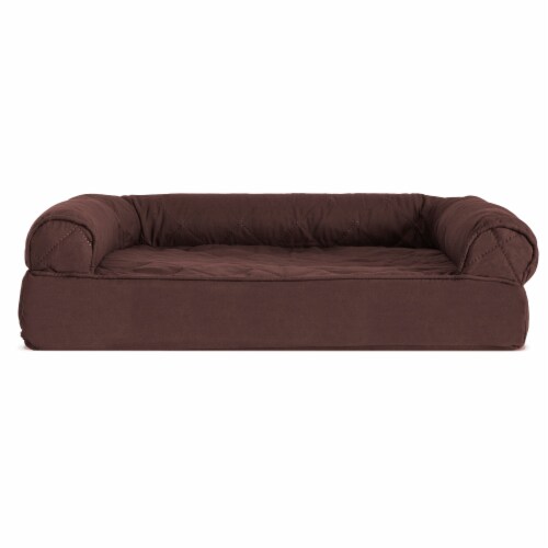FurHaven Quilted Orthopedic Sofa Dog Bed Small Coffee Small King Soopers