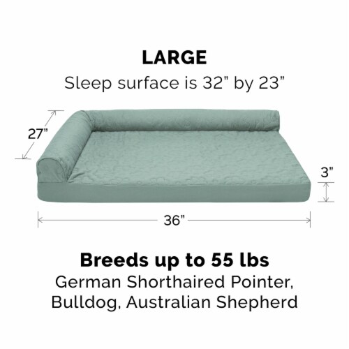 Standard dog bed sizes hotsell