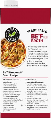Gardein® Plant-Based Be'f Broth Perspective: back