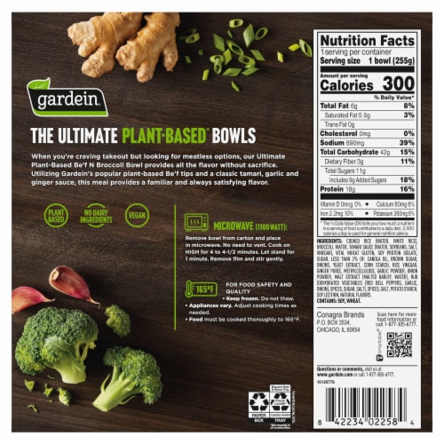 Gardein Ultimate Plant Based Be'f & Broccoli Perspective: back