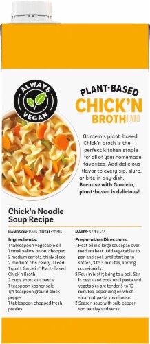 Gardein® Plant-Based Chick'n Broth Perspective: back