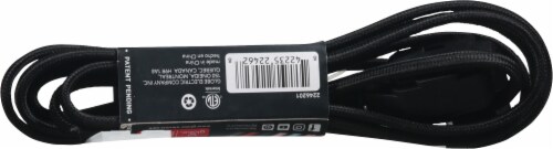 Globe® Designer™ Fabric Covered Extension Cord Perspective: back