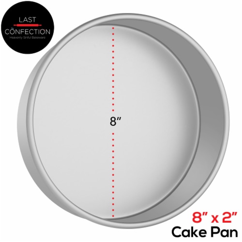 2pc Round Cake Pan Set, 8 x 2 Deep Aluminum Pans - Last Confection, 2pk -  8 (2 Deep) - Kroger