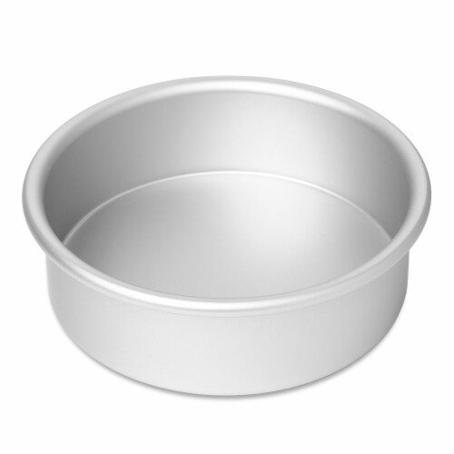 2pc Round Cake Pan Set, 6 x 2 Deep Aluminum Pans - Last Confection Perspective: back