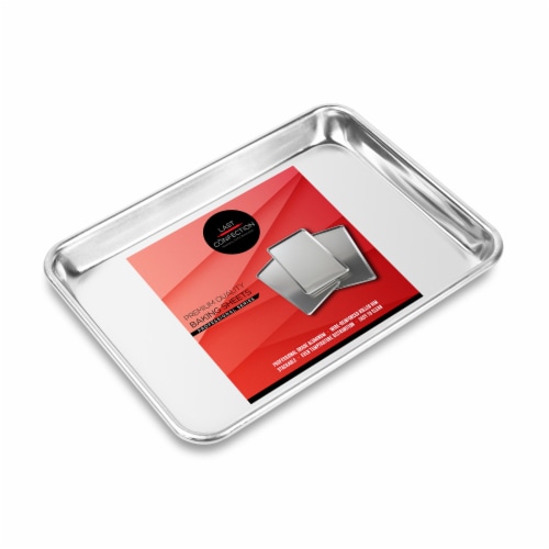 (Set of 12) Aluminum 9  x 13  Cookie Baking Sheets - Last Confection Perspective: back