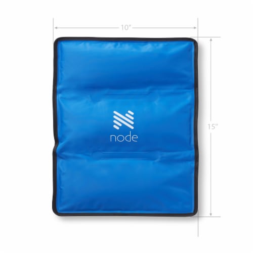 Hot and Cold Therapy 10 x 15 Reusable Gel Ice Compress- Node Fitness Perspective: back