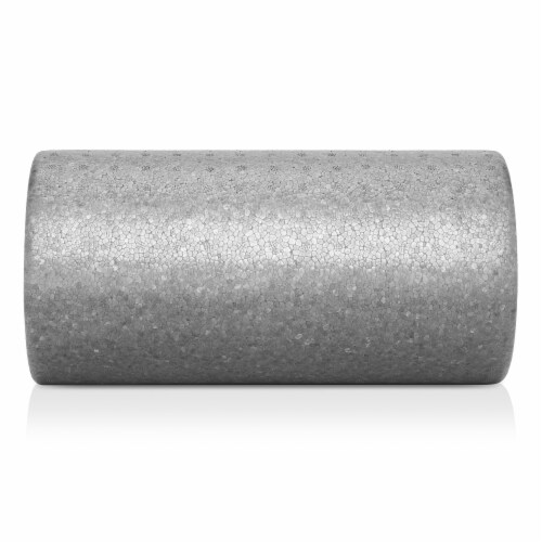 12 High-Density Foam Roller for Exercise Massage Recovery - Gray, 12 Inch -  Baker's