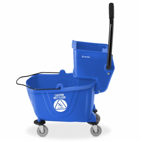 Dryser Commercial Mop Bucket with Side Press Wringer - 26 Quart, Blue,  13.25 x 23 - Kroger