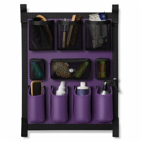 Purple grooming bag deals
