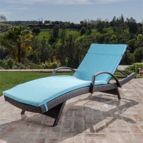 Noble house outdoor adjustable chaise 2025 lounge