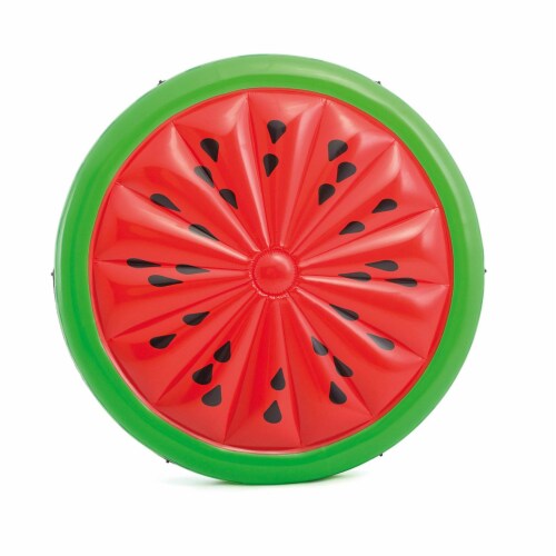 Intex Giant Inflatable 72  Watermelon Island Summer Swimming Pool Float (3 Pack) Perspective: back