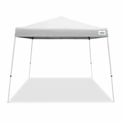 Caravan Canopy V Series 2 10'x10' Entry Level Angled Leg Instant Canopy (2 Pack) Perspective: back