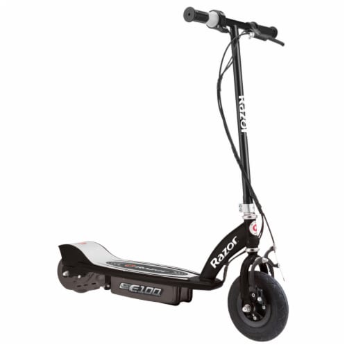 Razor E100 Kids Ride On 24V Motorized Electric Powered Scooters, Black (3 Pack) Perspective: back