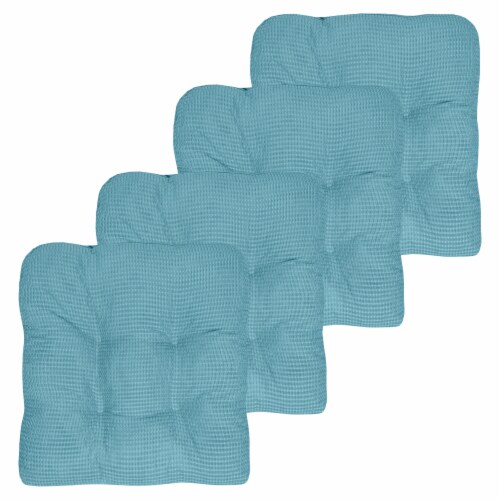 Sweet Home Collection  Memory Foam Tufted Chair Cushion Non Slip Rubber  Back, Taupe, 4 PK, 4PK - Kroger