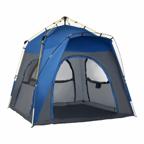 Automatic Camping Tent 4 Person Pop Up Backpacking Dome Shelter Portable 1 Unit Smith s Food and Drug