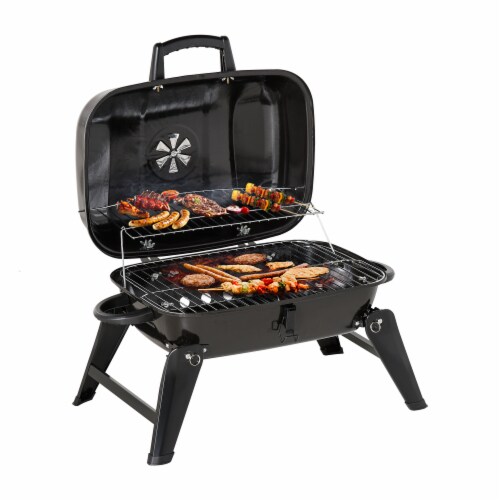 Ashley Furman Worden geloof Portable Tabletop Charcoal Grill BBQ Camping Picnic Cooker Air Vent  Outdoor, 1 Unit - Kroger