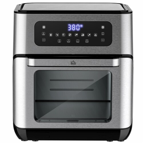 10Qt Air Fryer Oven LED Touch Display Countertop Baker Oven w/ 8 Cooking Modes Perspective: back