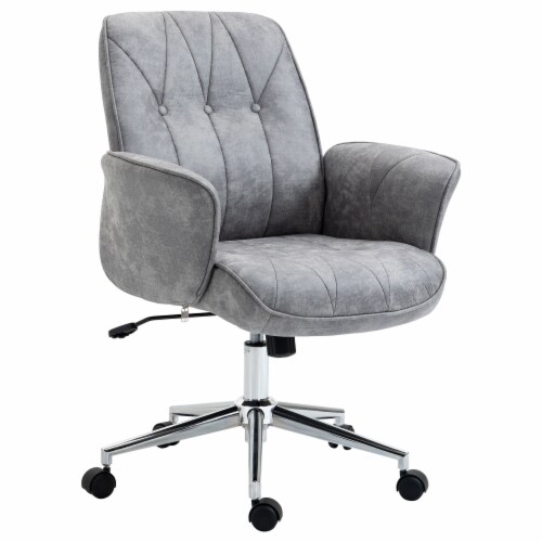 MidBack Computer Desk Chair with Raised Padded Armrests and Cushioned Seat, 1 Unit Smith’s