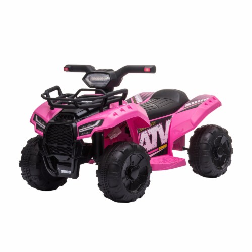 Kids 6V Battery Powered Ride On Car Quad Four Wheeler ATV Toy w