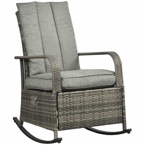 Wicker rocker recliner discount