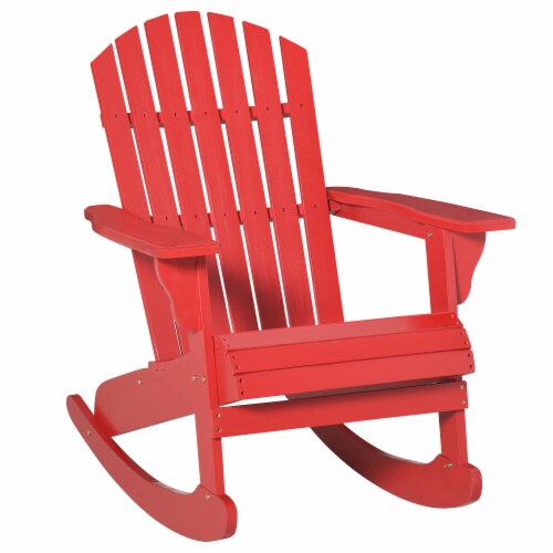 Kids red rocking 2025 chair