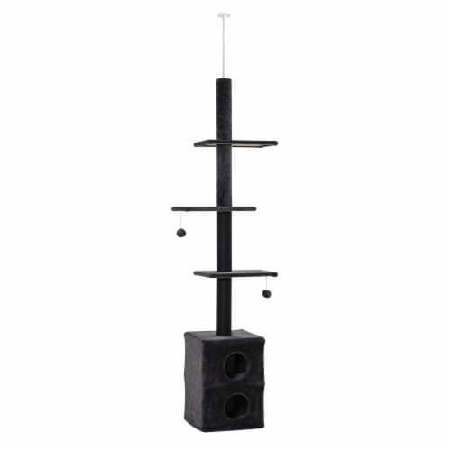 Cat Scratcher Ceiling High Multi-level w/ Jute 86.5   H - 96.5  H Perspective: back