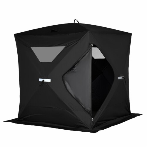 4 Person Ice Fishing Shelter, Waterproof Oxford Fabric Portable