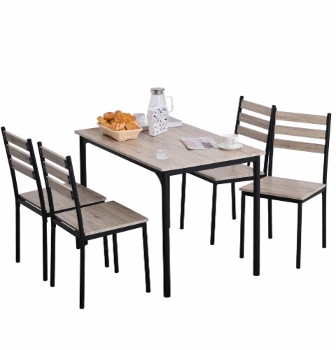 Multi-Section Outside or Inside Seating Bench with Tabletop Smooth Surface Perspective: back