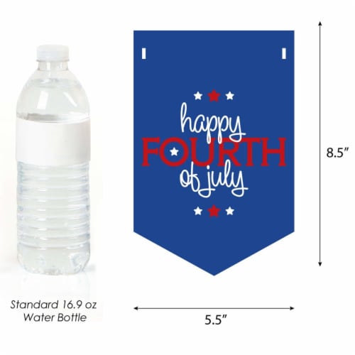 happy 4th of july letter banner