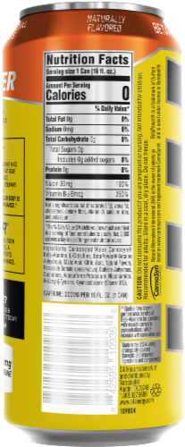C4 Performance Energy® Carbonated Orange Slice Energy Drink Perspective: back