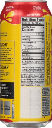 C4 Super Human Performance Cherry Flavor Energy Drink Perspective: back