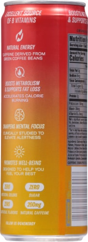C4 Smart Energy Sparkling Blood Orange Yuzu Energy Drink Perspective: back