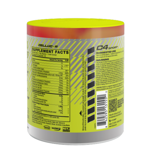 C4® Sport Hawaiian Punch Fruit Juicy Red Pre-Workout Powder Perspective: back