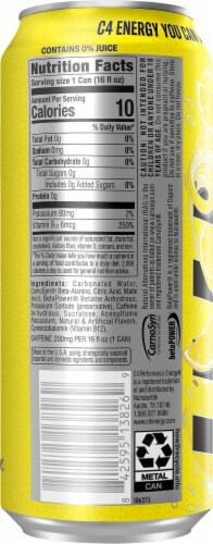 C4 Performance Energy® Lemonade Drink Perspective: back
