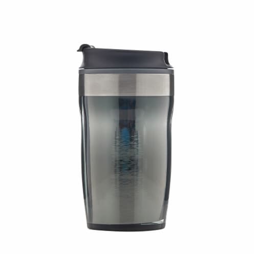 Reduce Dash Metallic Tumbler - Gray Perspective: back