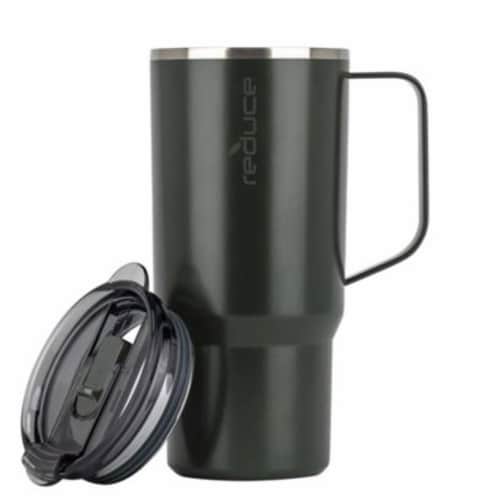 Reduce® Hot1 Insulated Travel Mug - Stone Perspective: back