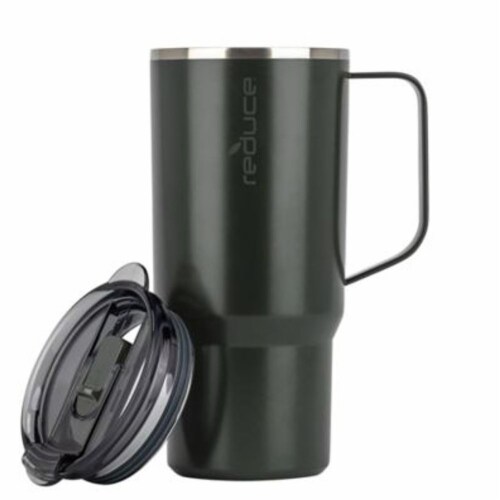 Reduce® Hot1 Insulated Travel Mug - Stone Perspective: back