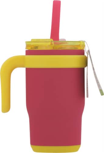 Reduce® Coldee Kids Mug - Pink Lemonade Perspective: back