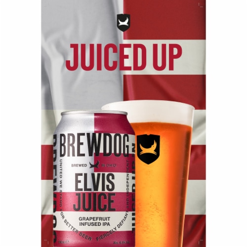 BrewDog Elvis Juice Grapefruit Infused IPA Perspective: back
