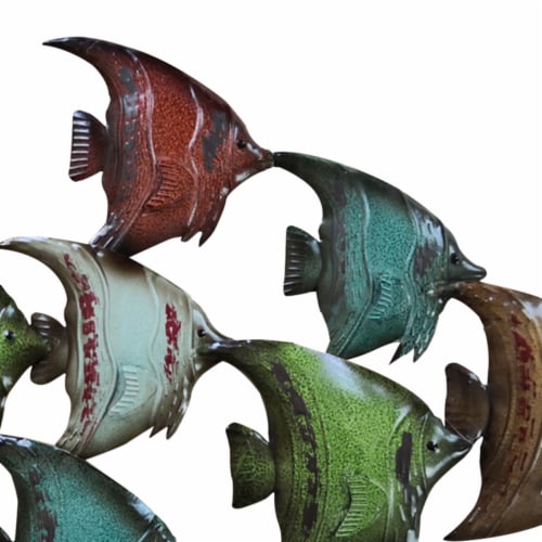 Three Dimensional Hanging Fish Wall Decor Perspective: back