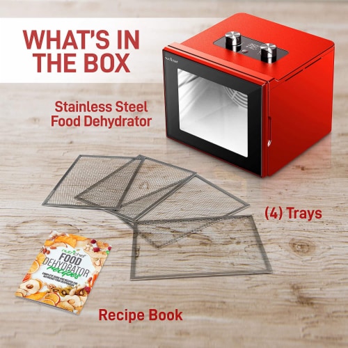Nutrichef NCDH4S Premium Food Dehydrator Machine Perspective: back