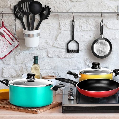 Pots Kitchen Cookware Set, Pots Pans Kitchen Set