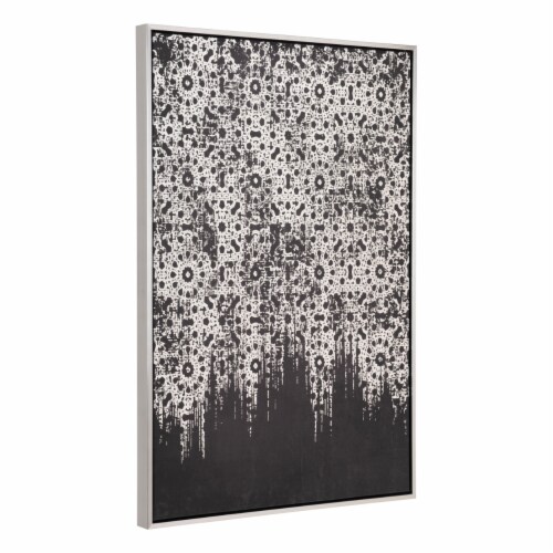 Industry Canvas Wall Art Silver & Black, 1 unit Kroger