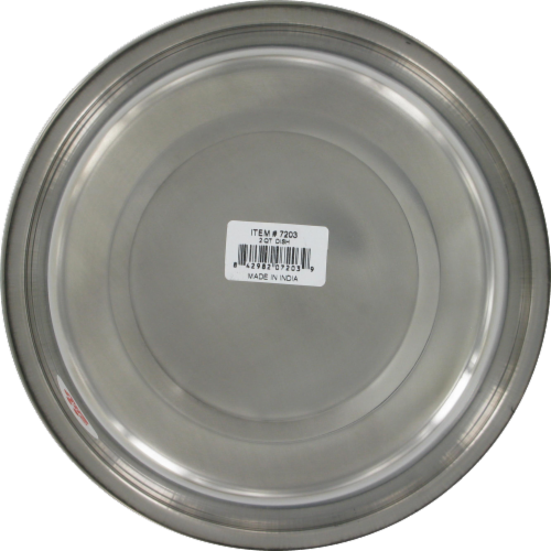 Loving Pets Ruff-N-Tuff Stainless Steel Pet Feeding Dish Perspective: back