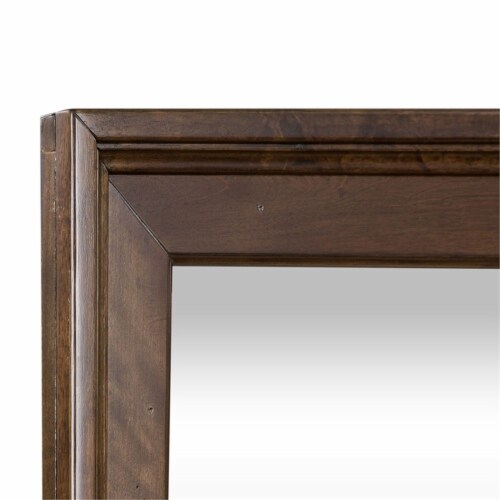 Saddlebrook Dark Brown Mirror Perspective: back