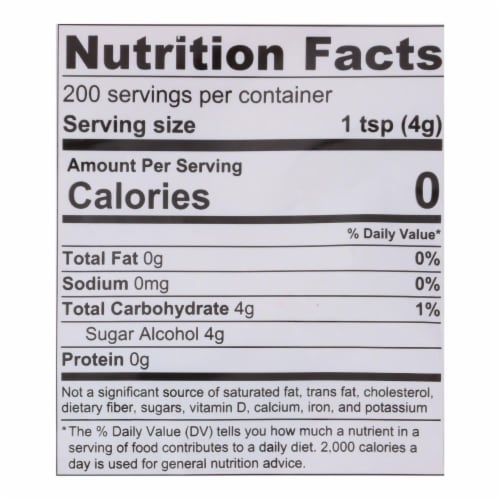 Lakanto Classic Monk Fruit Sweetener - White Sugar Substitute (1.76 lbs) Perspective: back